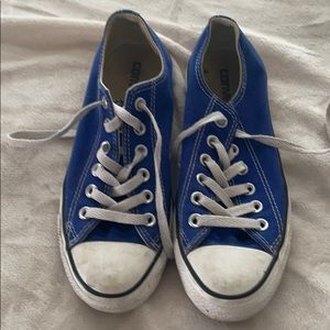 Blue Converse All Stars size 7